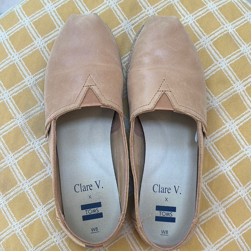 Toms honey leather classic alpargata